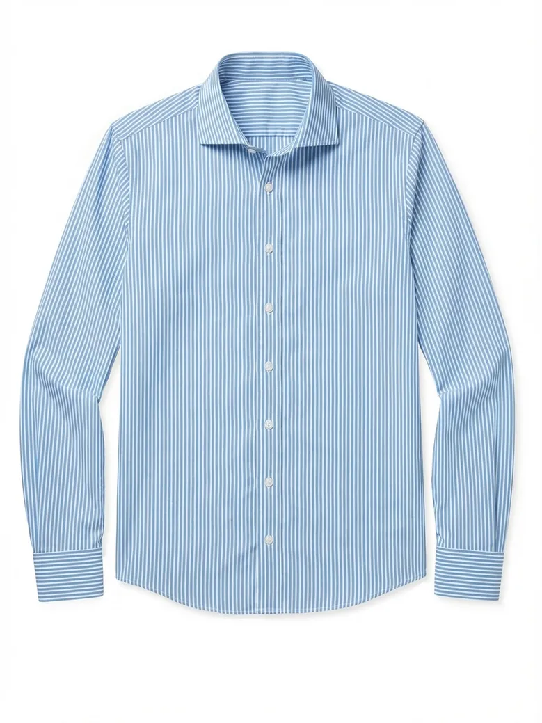 Chemise en popeline facile à repasser
