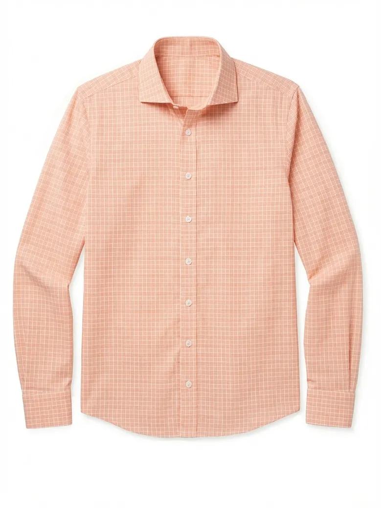 Chemise en popeline facile à repasser