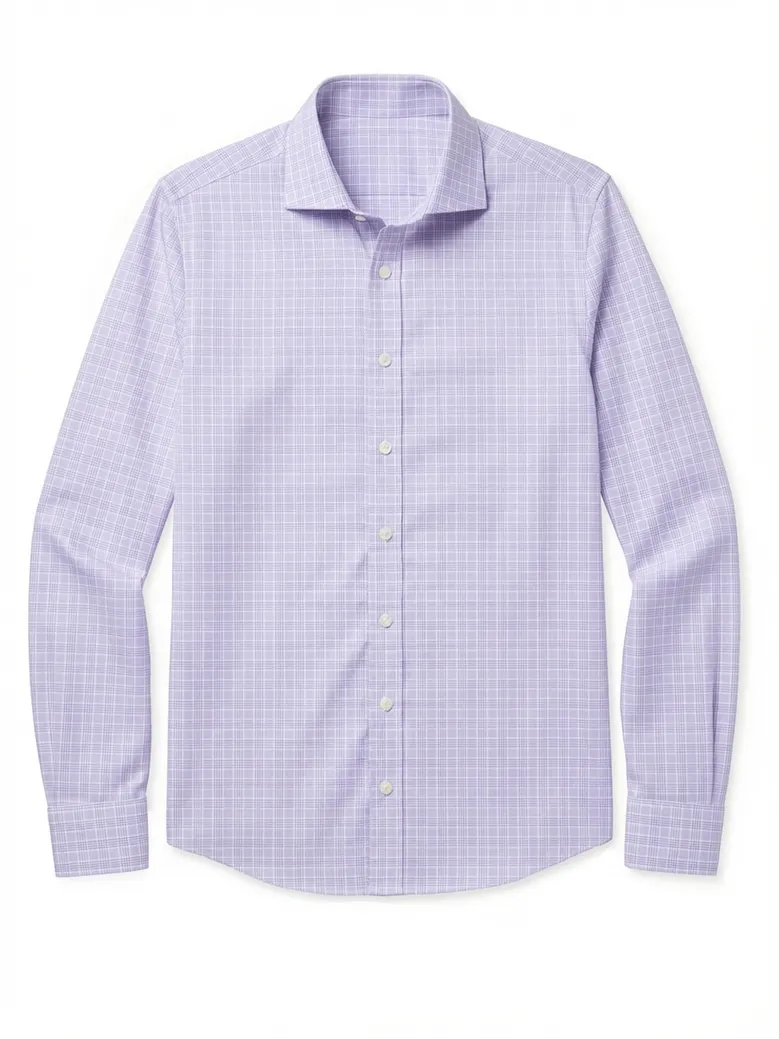 Chemise en popeline facile à repasser