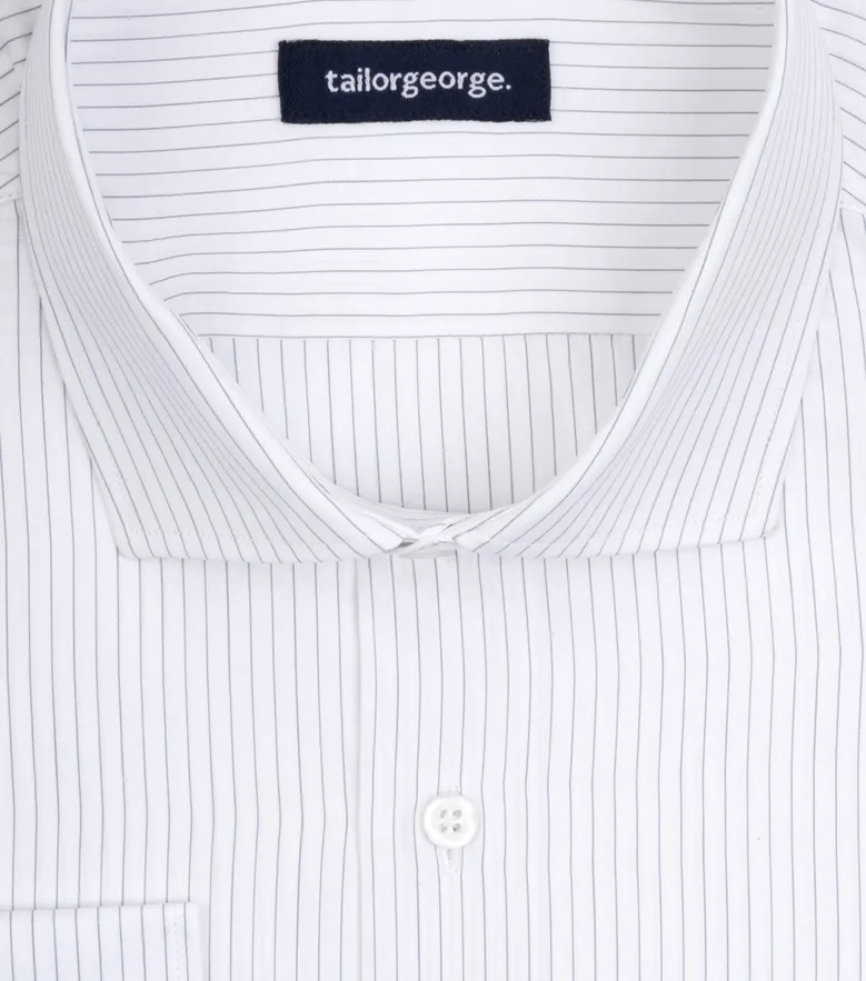 Chemise en popeline facile à repasser