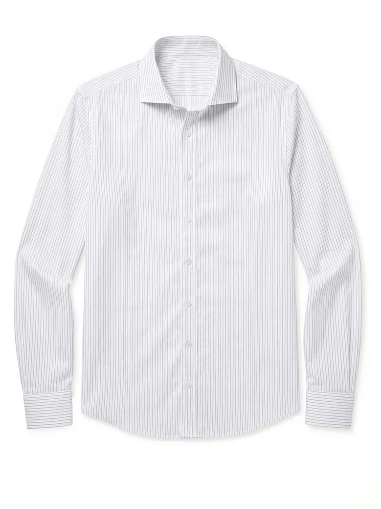 Chemise en popeline facile à repasser
