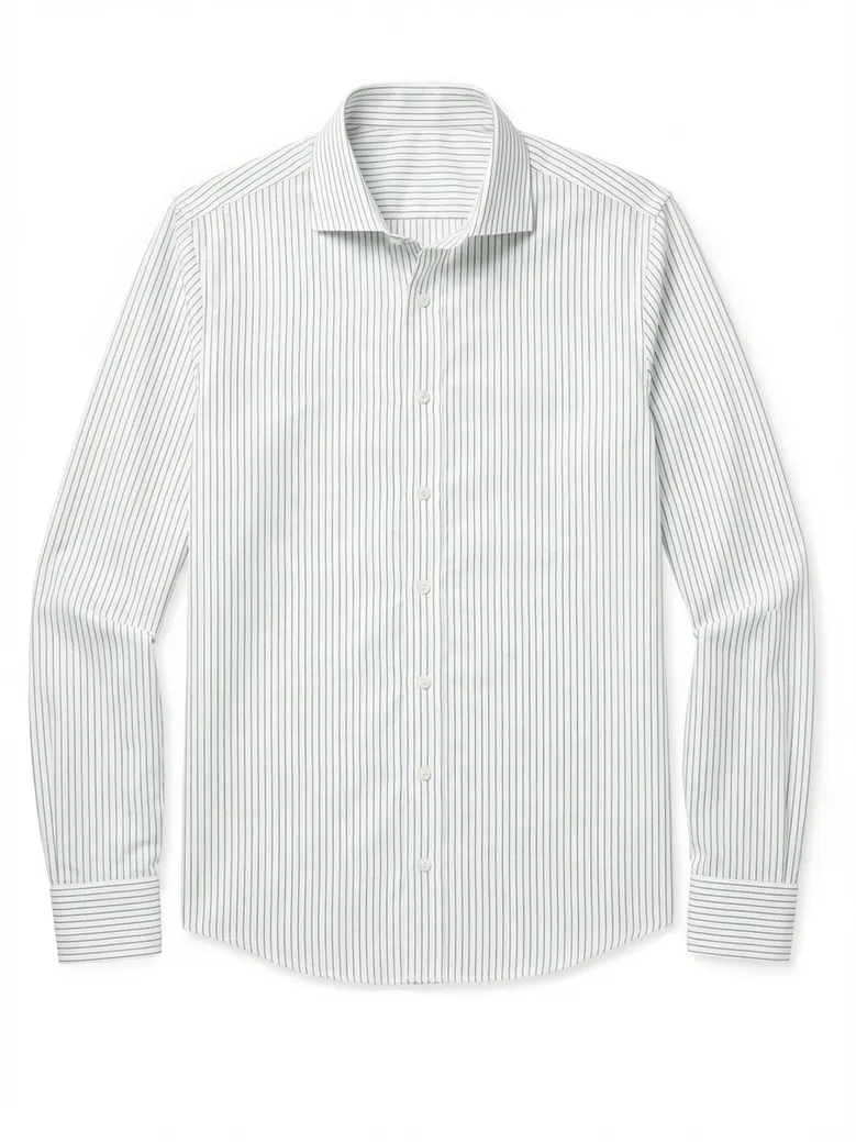 Chemise en popeline facile à repasser
