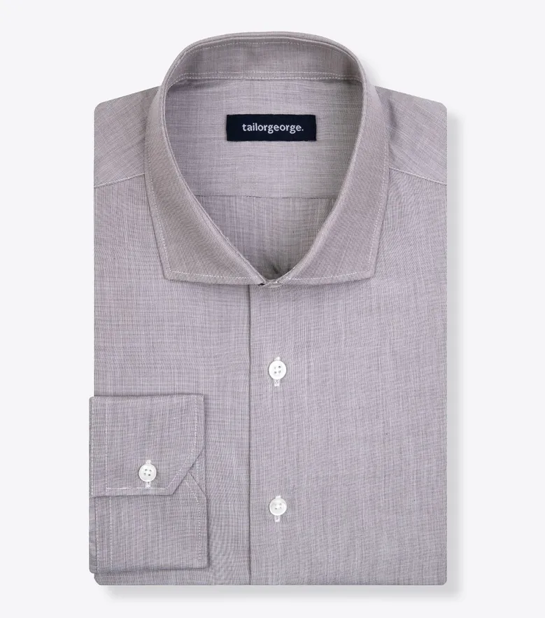 Chemise en fil-à-fil facile à repasser