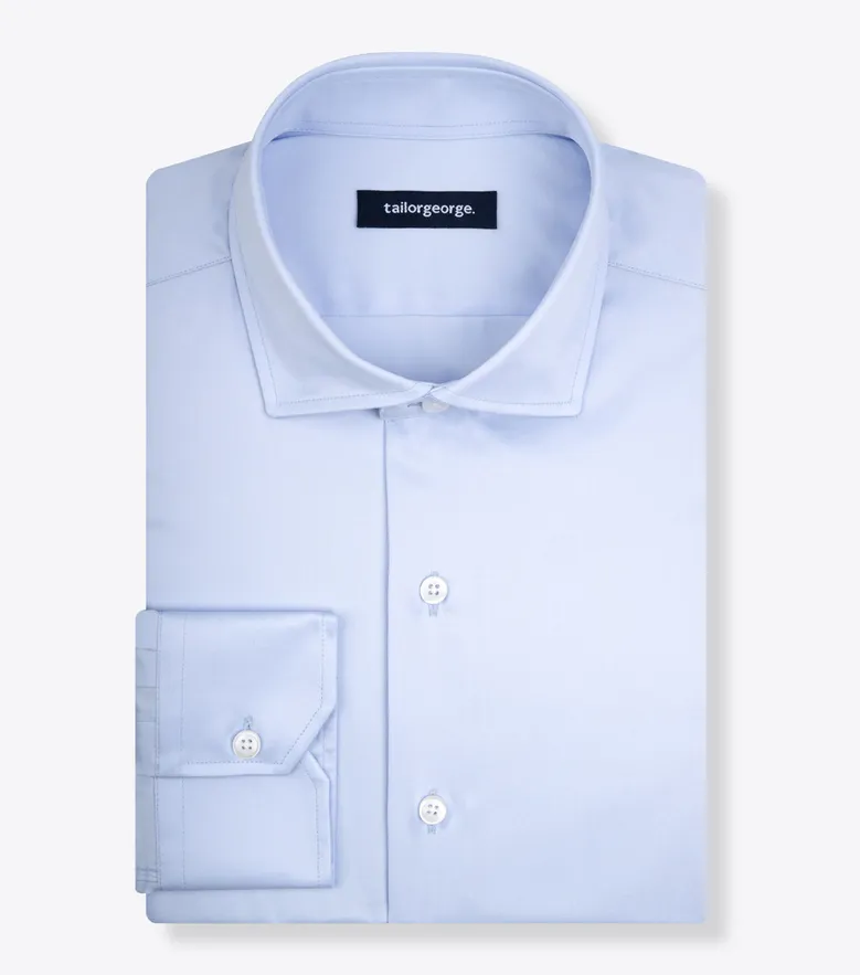 Chemise en twill infroissable
