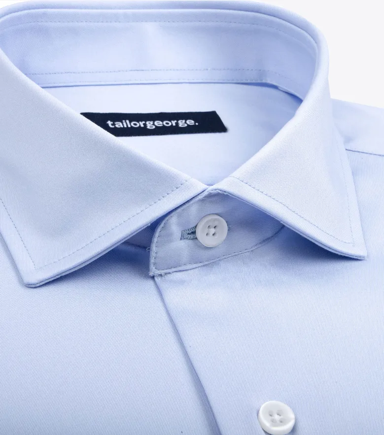 Chemise en twill infroissable