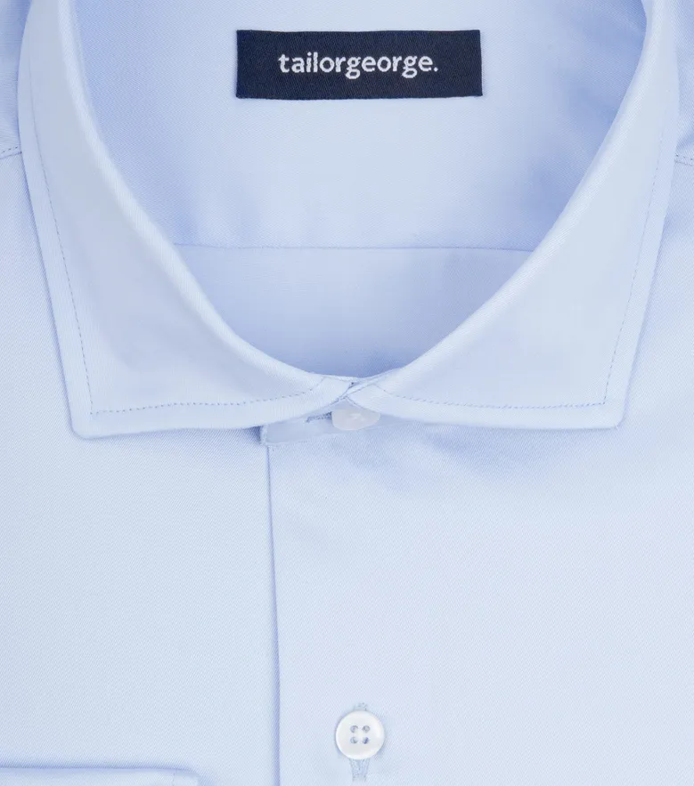 Chemise en twill infroissable