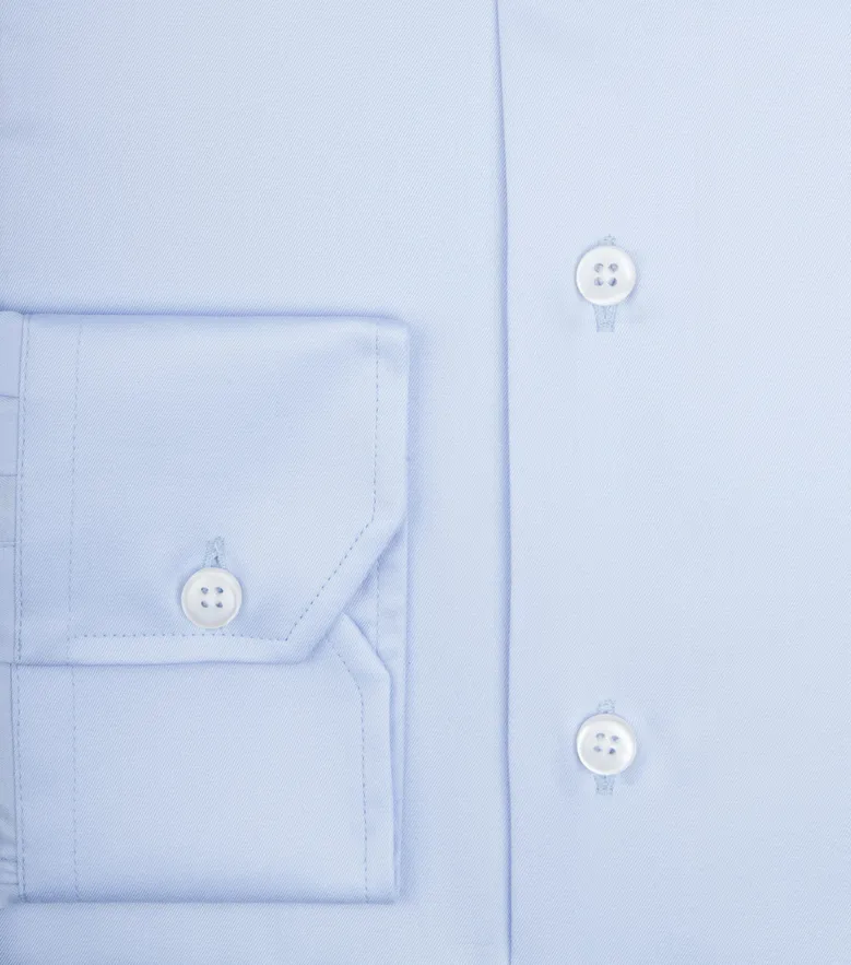 Chemise en twill infroissable