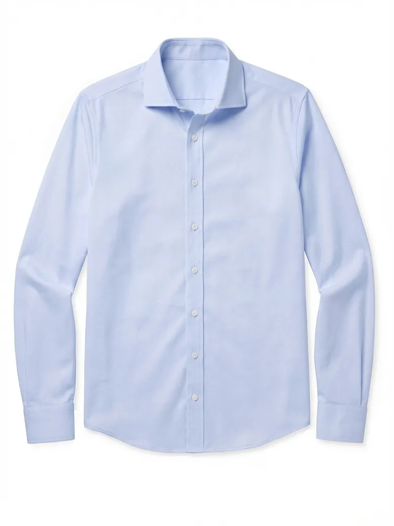 Chemise en twill infroissable
