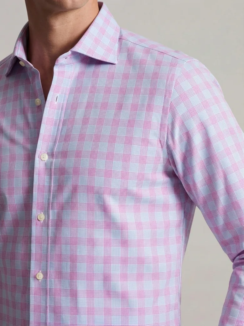 Chemise en popeline facile à repasser