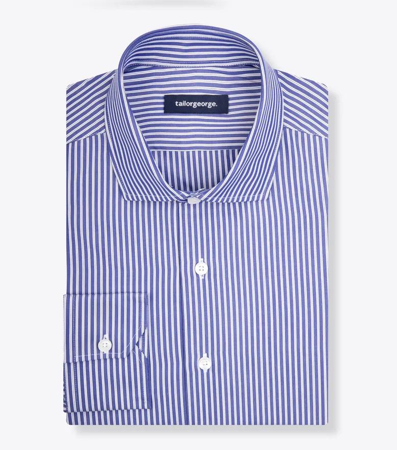 Chemise en popeline facile à repasser