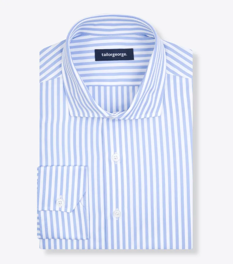 Chemise en popeline facile à repasser