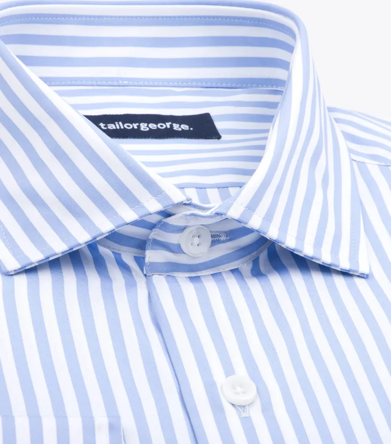 Chemise en popeline facile à repasser