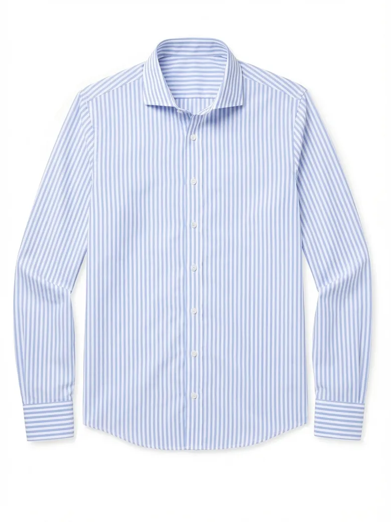 Chemise en popeline facile à repasser