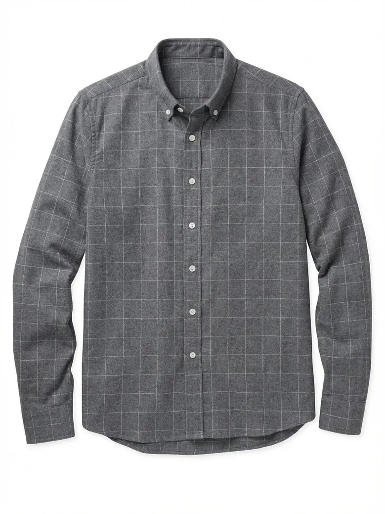 Chemise en flanelle légère et douce