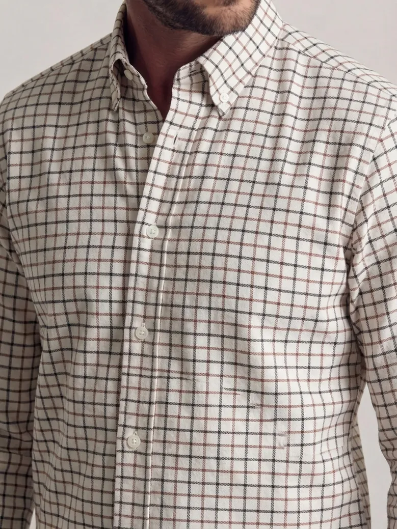 Chemise en flanelle légère et douce