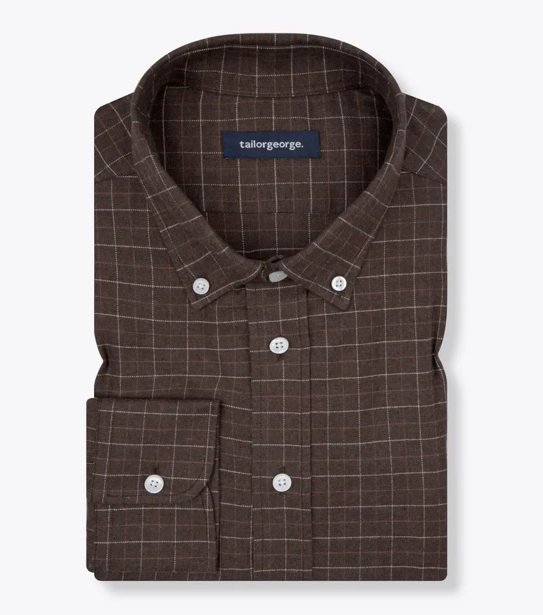 Chemise en flanelle légère et douce