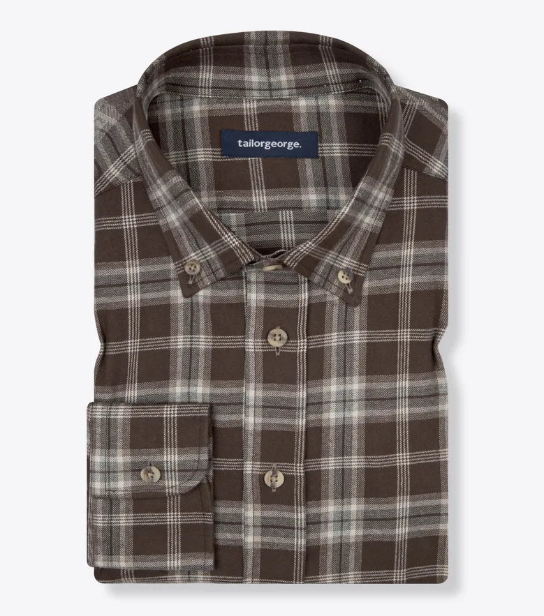 Chemise en flanelle légère et douce