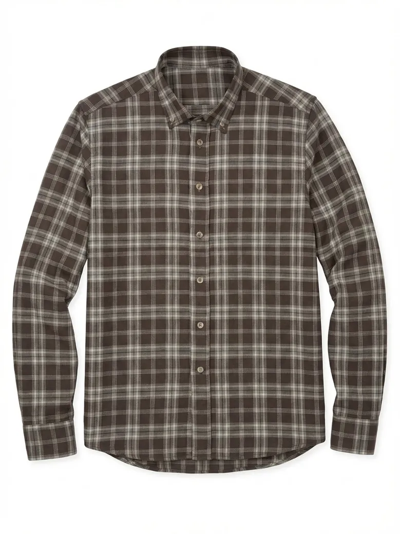 Chemise en flanelle légère et douce
