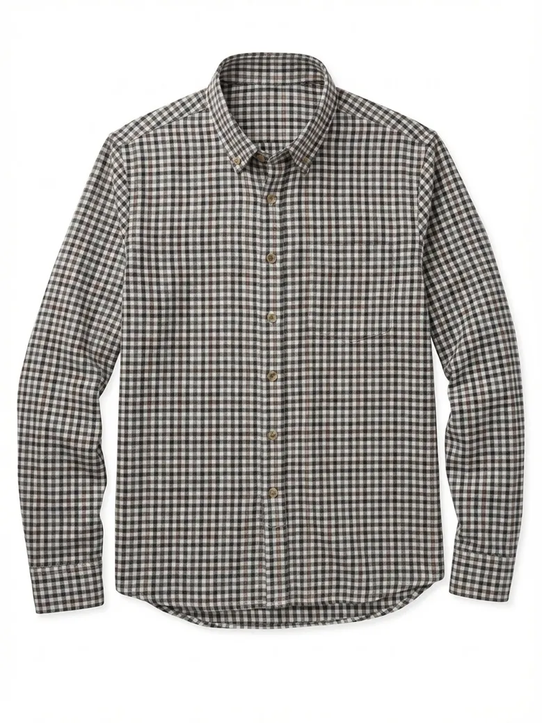 Chemise en flanelle légère et douce