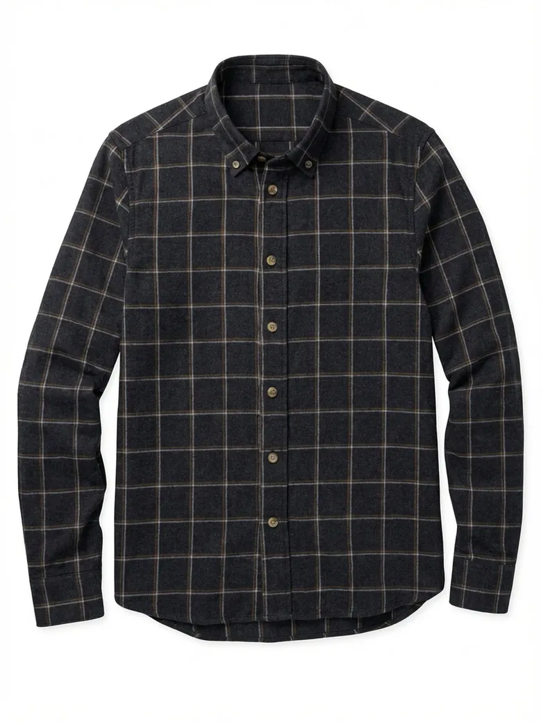 Chemise en flanelle légère et douce