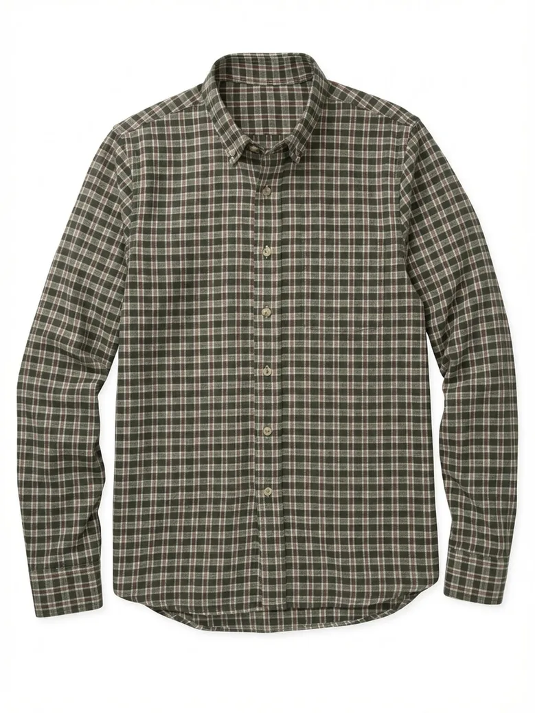 Chemise en flanelle légère et douce