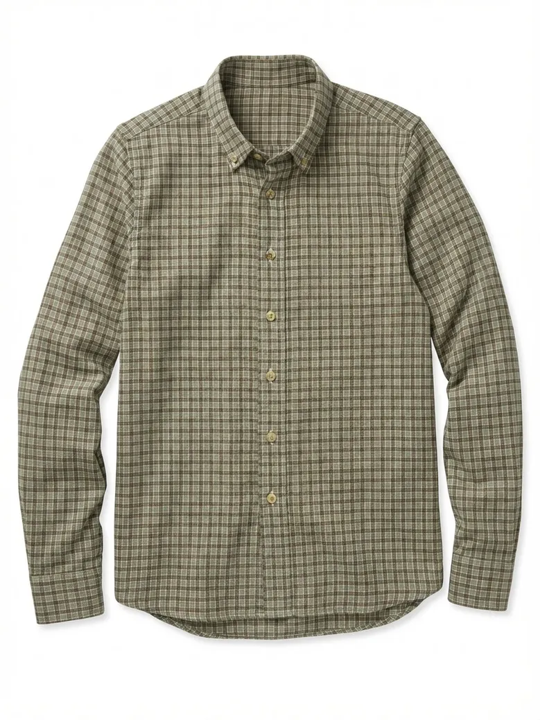 Chemise en flanelle légère et douce