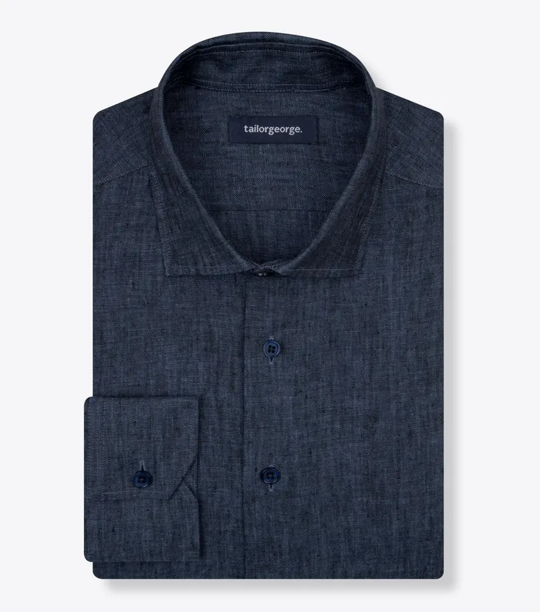 Chemise en lin épais et résistant