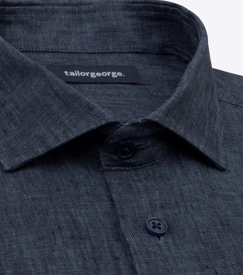 Chemise en lin épais et résistant