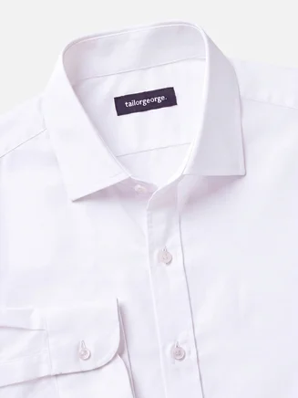 Chemise en popeline facile à repasser