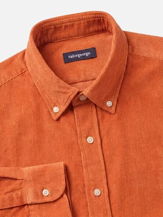 Chemise en velours côtelé épais
