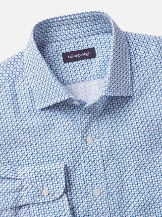 Chemise en popeline imprimée