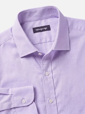 Chemise en Oxford royal facile à repasser