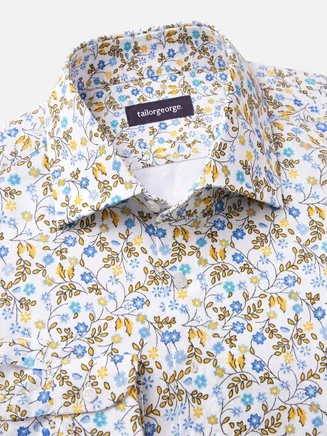 Chemise en popeline imprimée