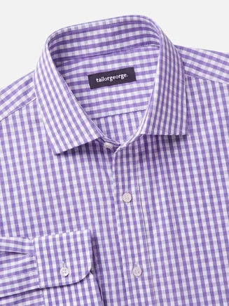 Chemise en popeline facile à repasser
