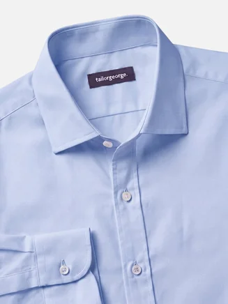 Chemise en twill infroissable