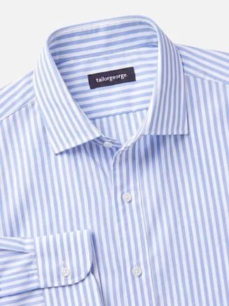 Chemise en popeline facile à repasser