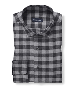 Checked Gray Flannel